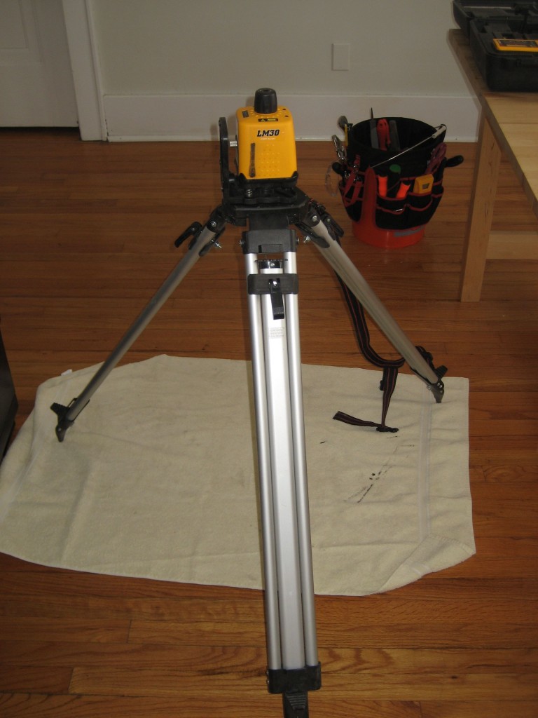 Chairrailtool 768x1024 - The Newlyweds Tackle a Project