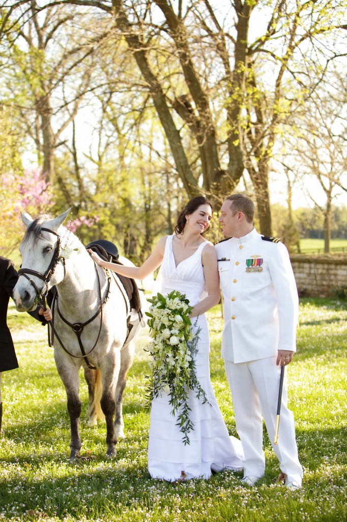 Wedding us with horse 682x1024 - Our Wedding Photos - One Year Later