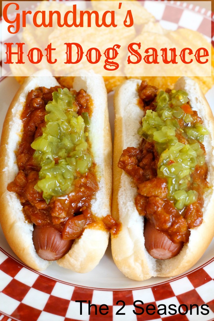 Hot Dog Sauce 682x1024 - Grandma's Hot Dog Sauce Recipe