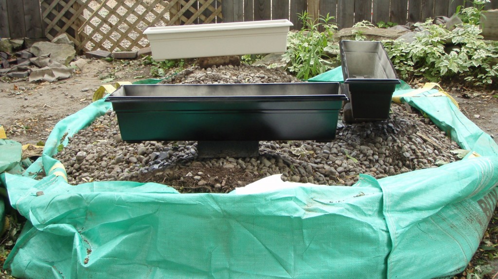 Window box spray painting 1024x574 - Window Boxes - Finally