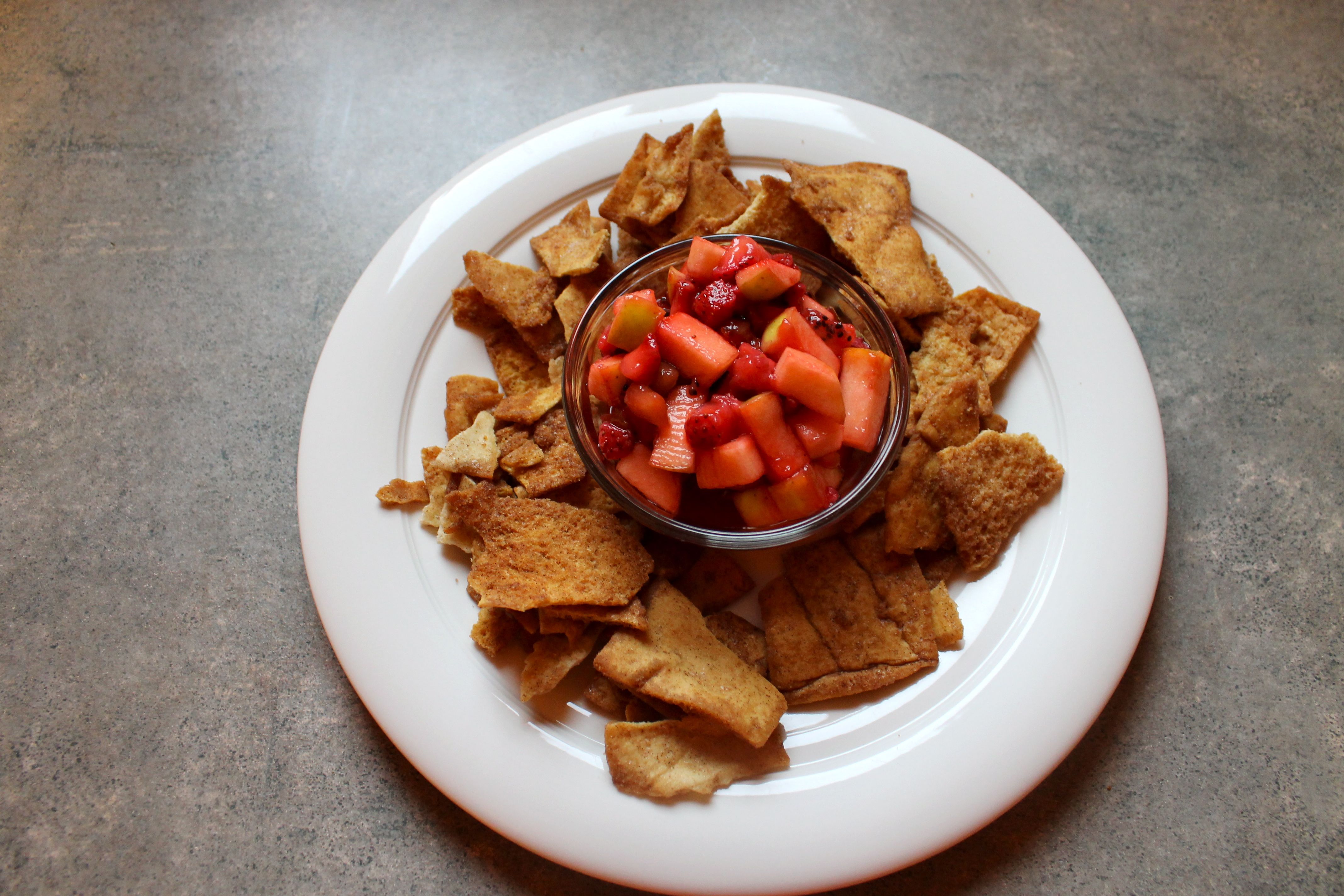 Fruit salsa with chips - Fruit Salsa