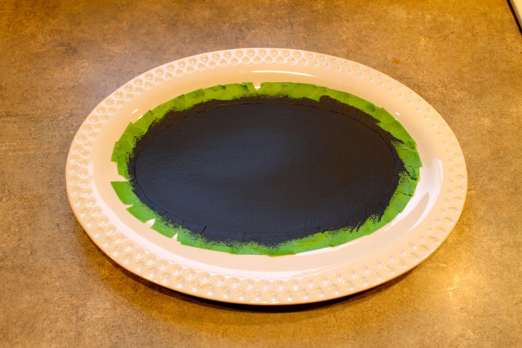 Tray two coats 1024x682 - Serving Platter Chalk Board