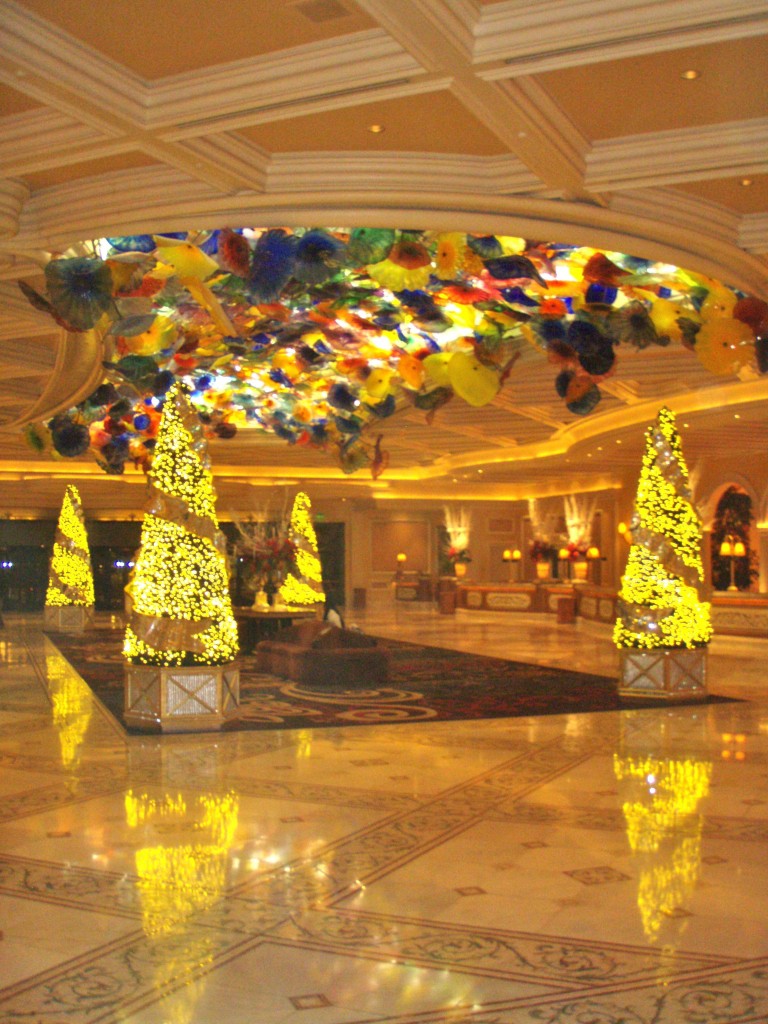 Hotel lobby 768x1024 - Christmas at the Bellagio