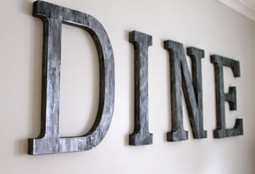 Letters after 1024x698 - Easy Dining Room Art Revisited