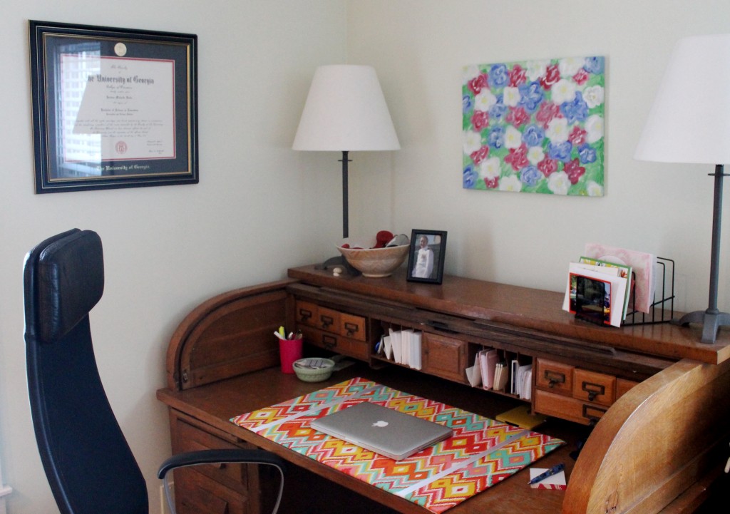 Fabric after 1024x721 - Easy DIY Desk Pad
