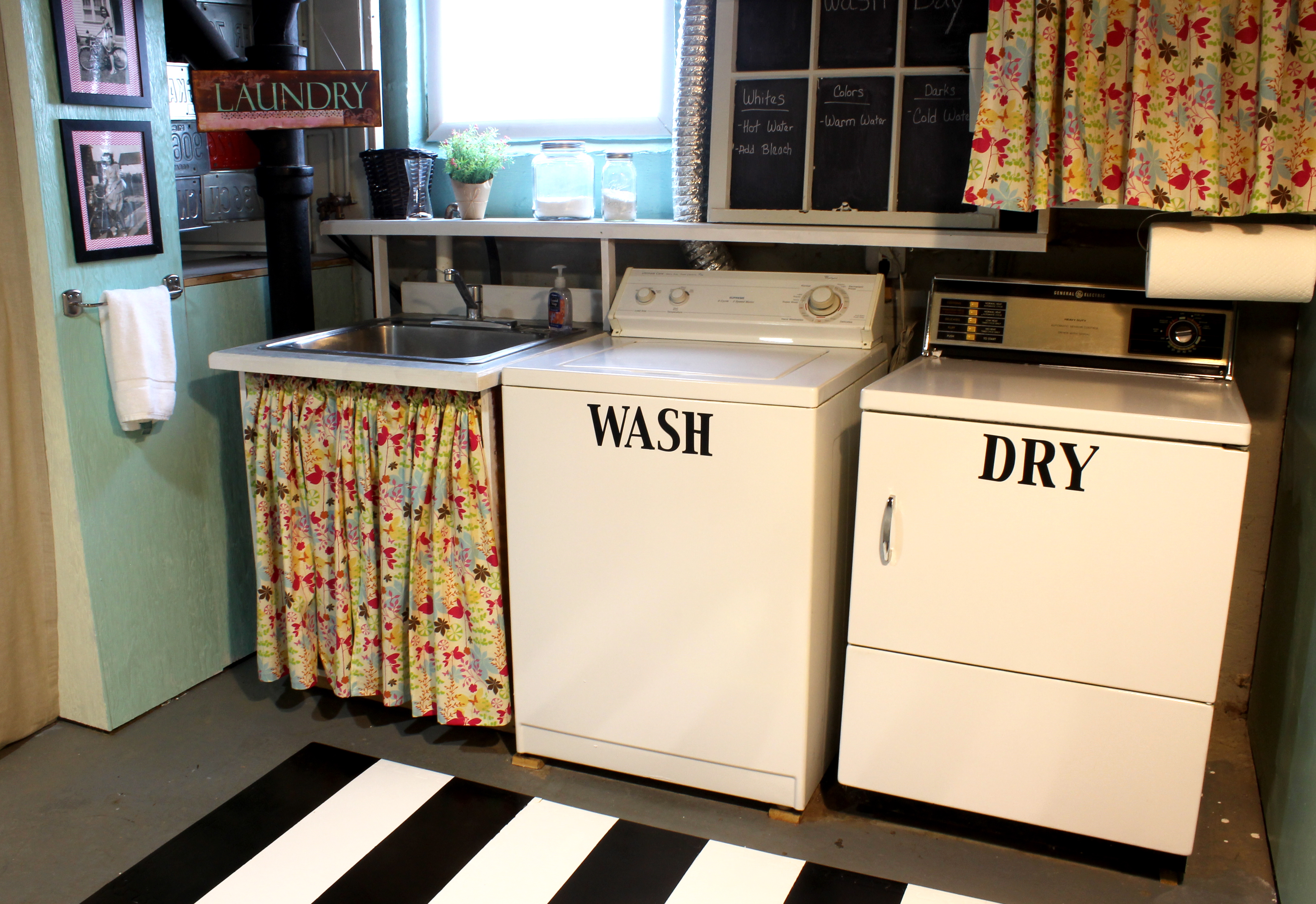 Laundry after - New and Improved Laundry Area