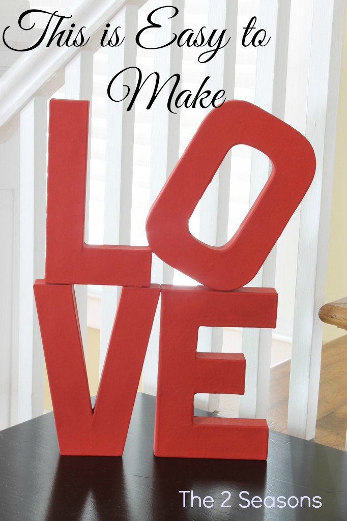 Love Sign 1 - Easy to Make Valentine Crafts