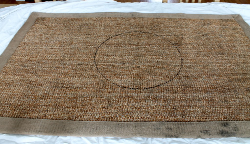 Rug circle 1024x590 - Upcycled Rug, Revisited
