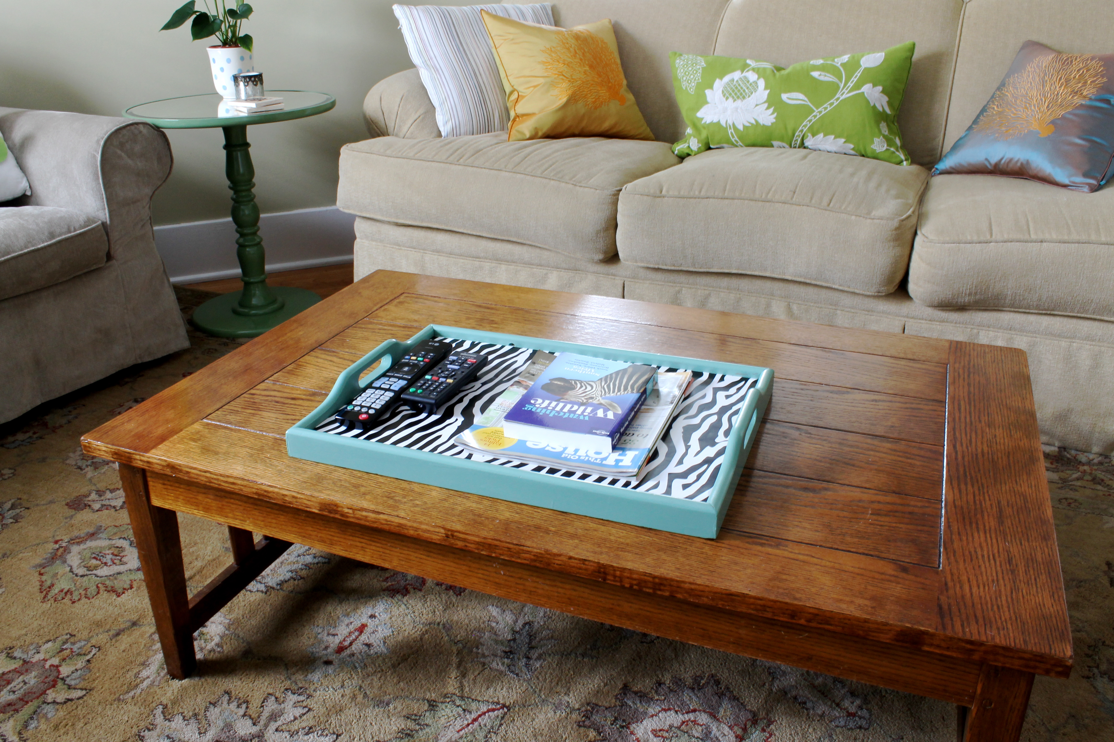Summer Tray Upcycle Tray after another - Summer Tray Upcycle