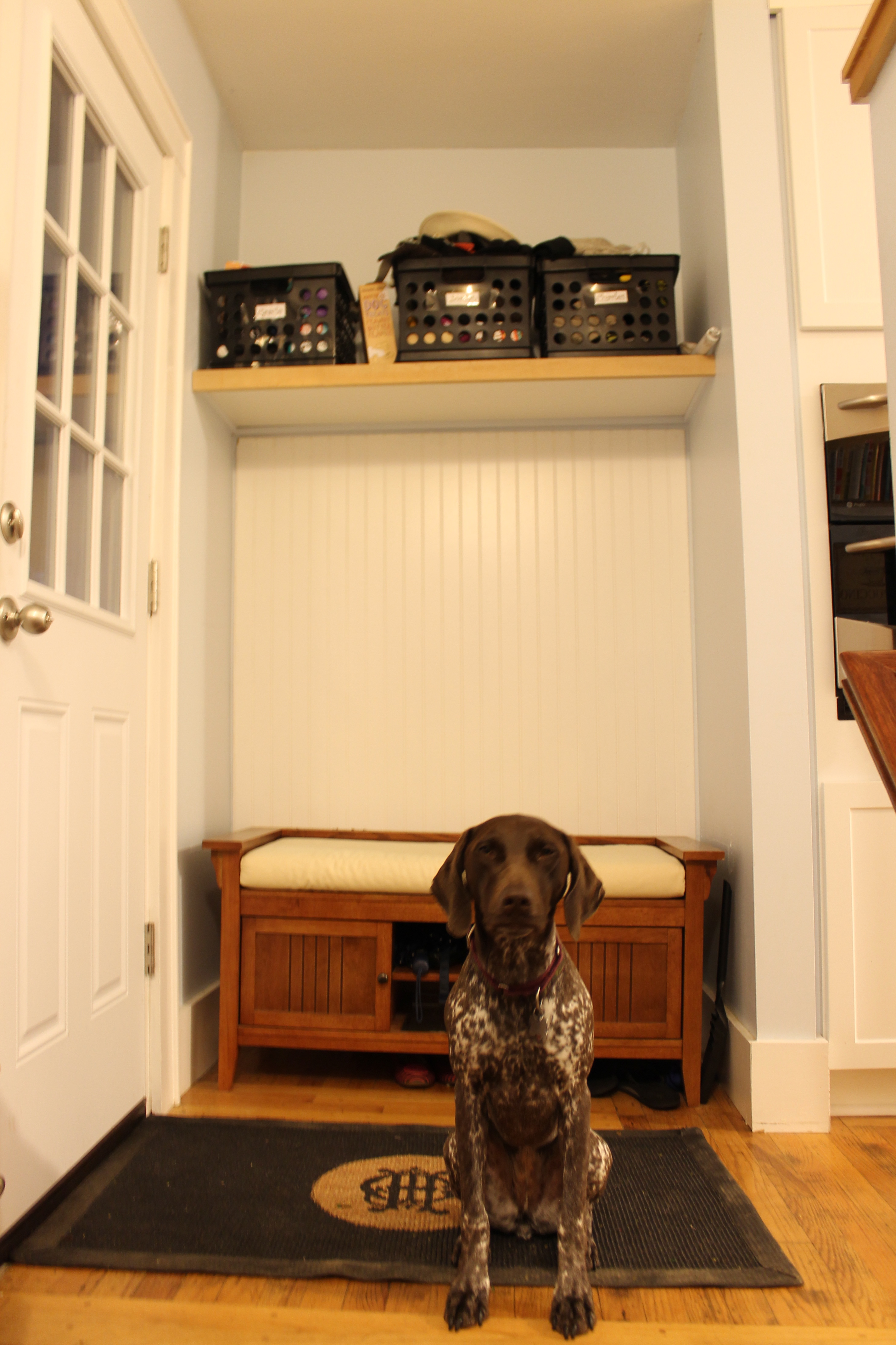 Mudroom before everything - My Surprise Mini-Mudroom