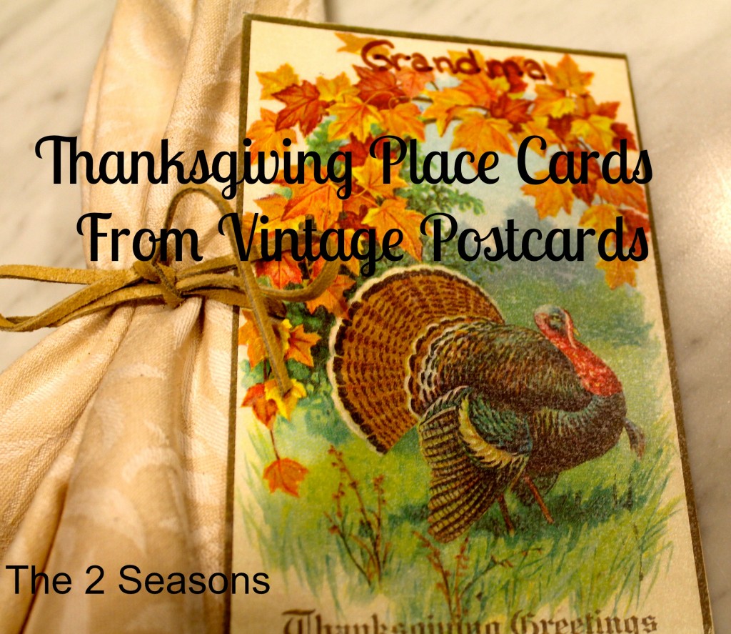 Thanksgiving placecards 1024x887 - Great Thanksgiving Place Cards To Make