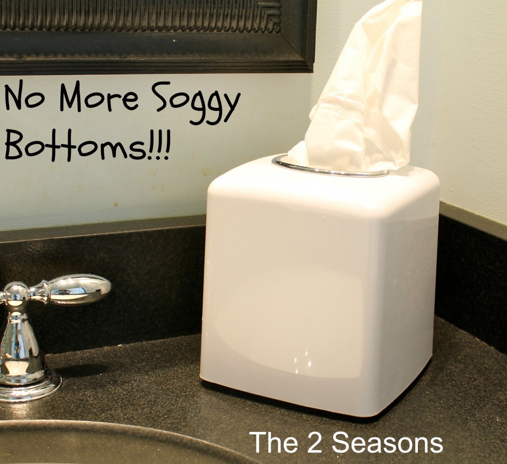 Tissue box 1024x938 - No More Soggy Bottoms!!