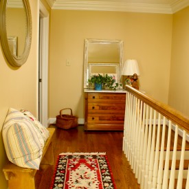 Upstairs hallway - before - The 2 Seasons