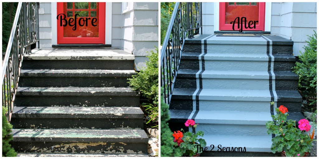 Front steps1 1024x512 - Improved Curb Appeal, Revisited