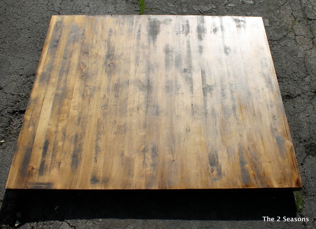 Staining A Dining Room Table - How To Sand And Stain Wooden Table