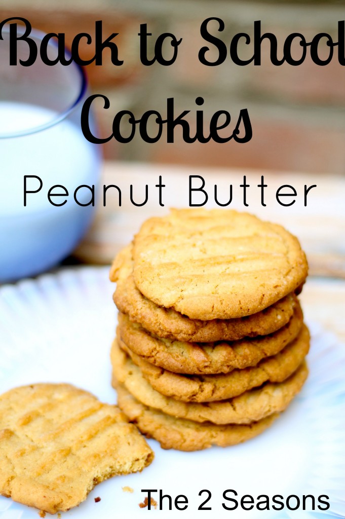Peanut butter cookies 681x1024 - Back-to-School Cookies