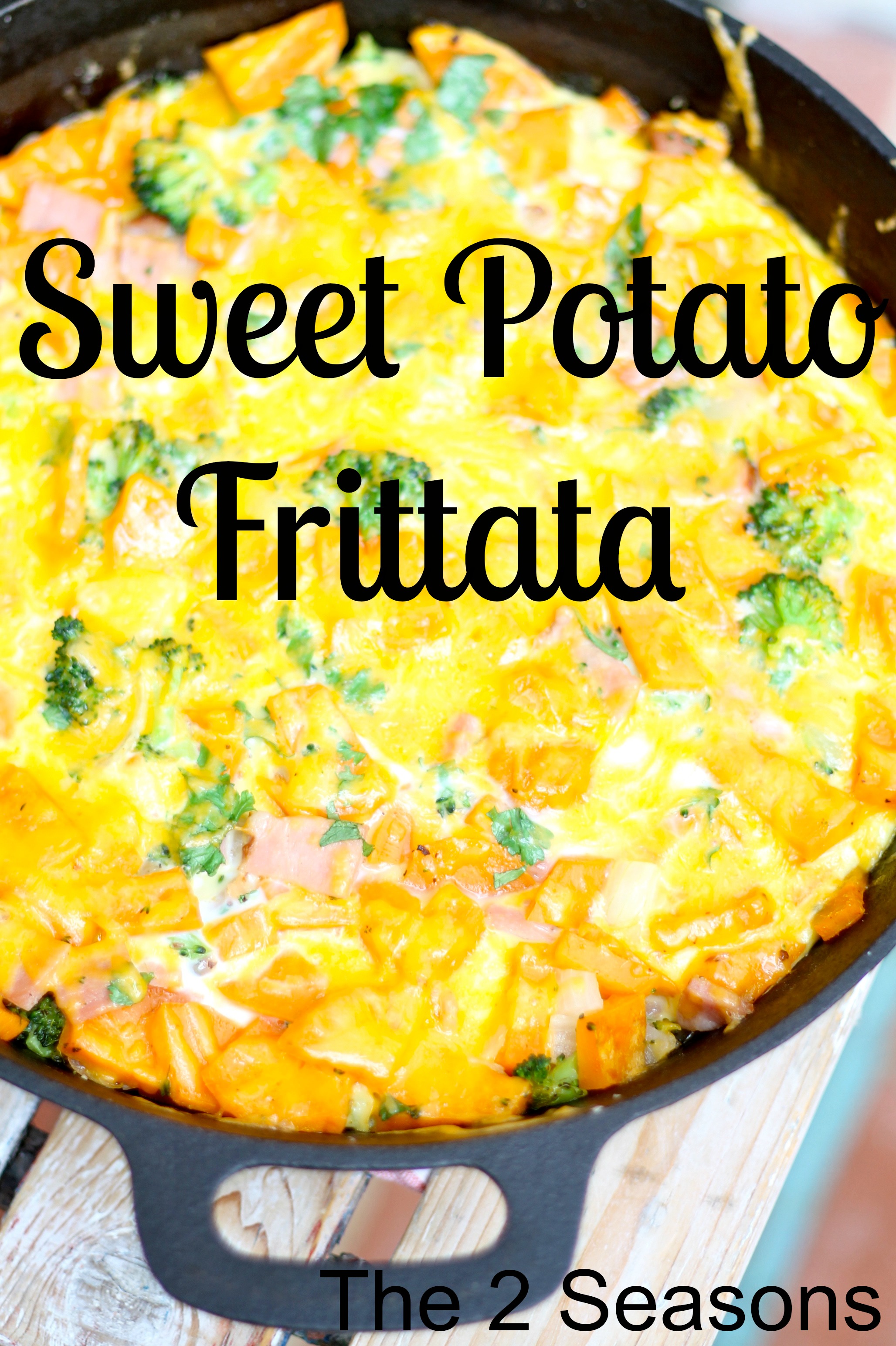 Sweet Potato Frittata - Chive Potato Salad