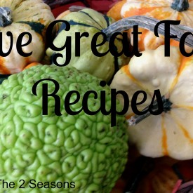 Five Fall Recipes 275x275 - Five Recipes for Fall