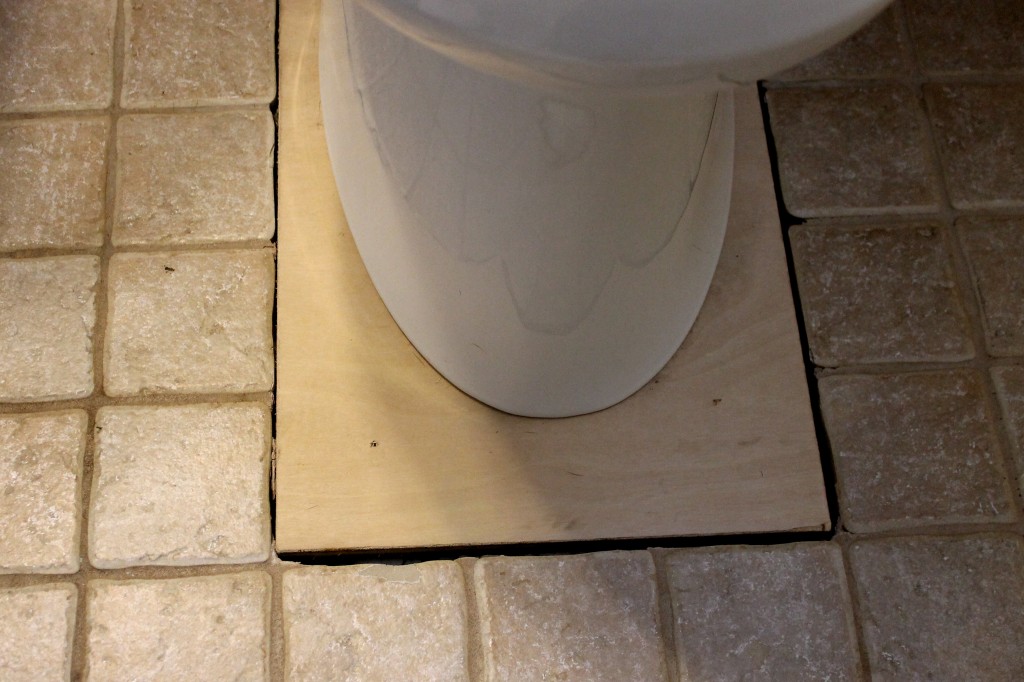 toilet - Our New Bathroom Floor