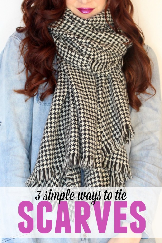 3 simple ways to tie a scarf 682x1024 - Seasons' Saturday Selections