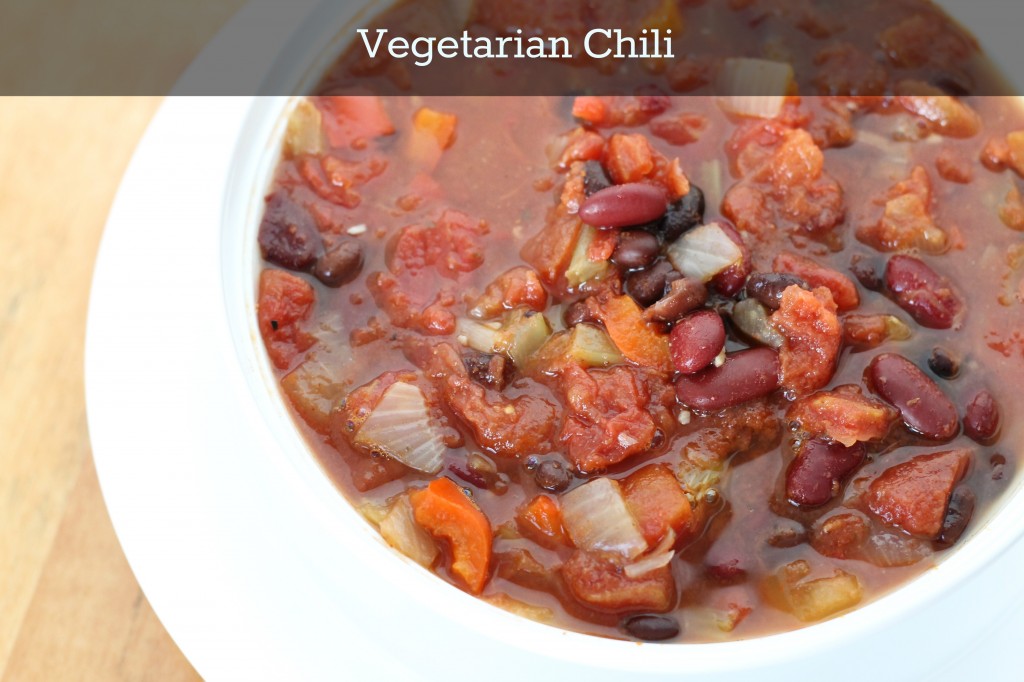 Chili with words 1024x682 - Delicious Vegetarian Chili Recipe