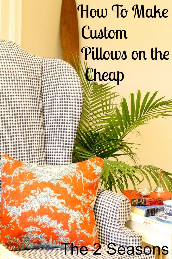 Custom pillows 2 681x1024 - DIY Custom Throw Pillows on the Cheap
