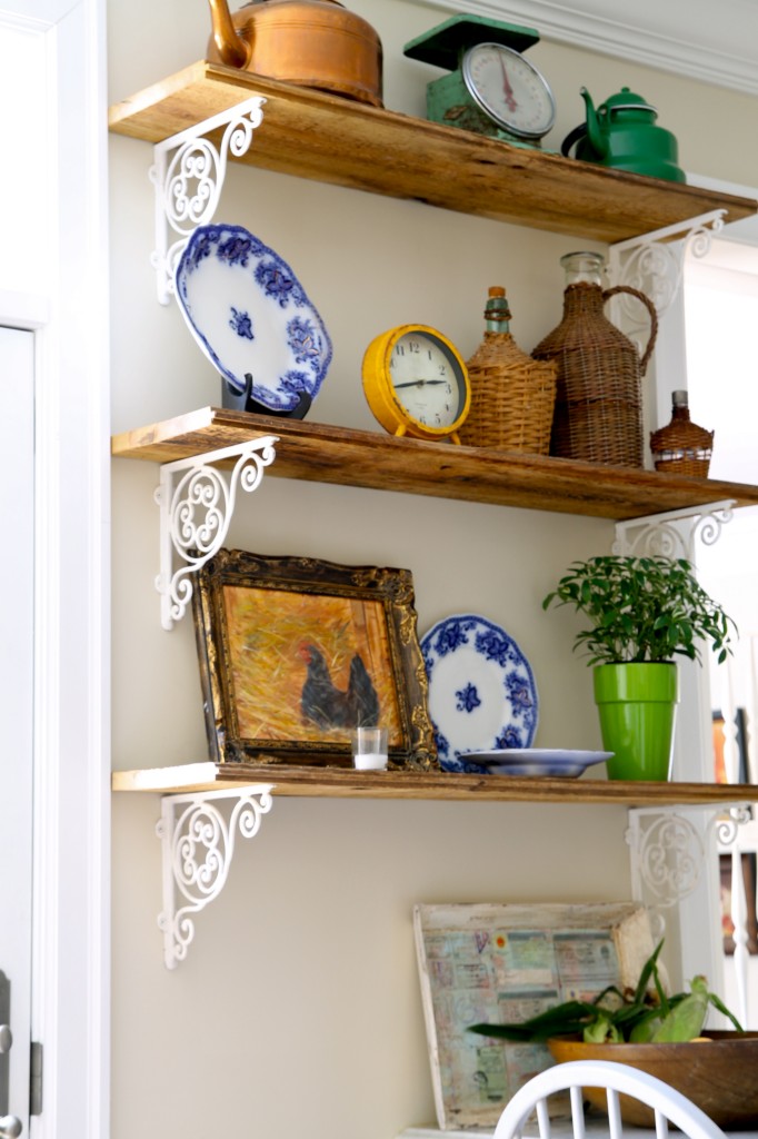IMG 1255 682x1024 - Rustic Shelves in a Modern Kitchen