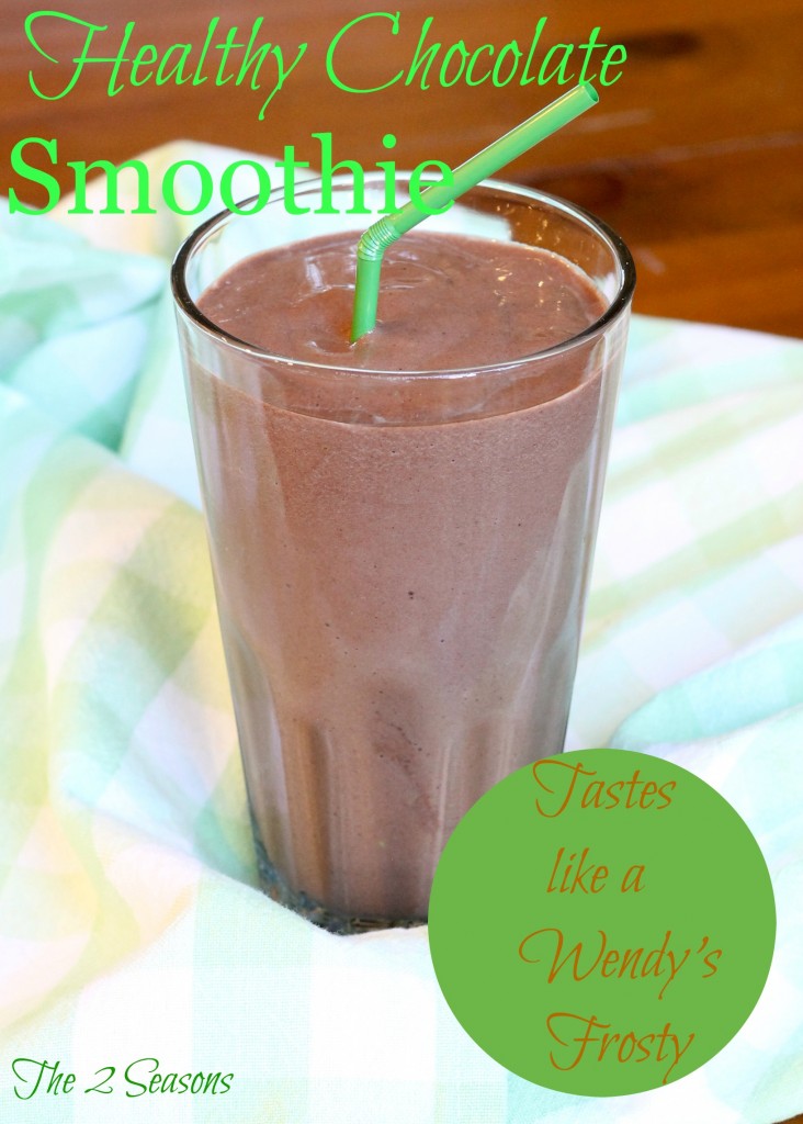 Chocolate Smoothie 732x1024 - Healthy, Low-Cal Chocolate Smoothie