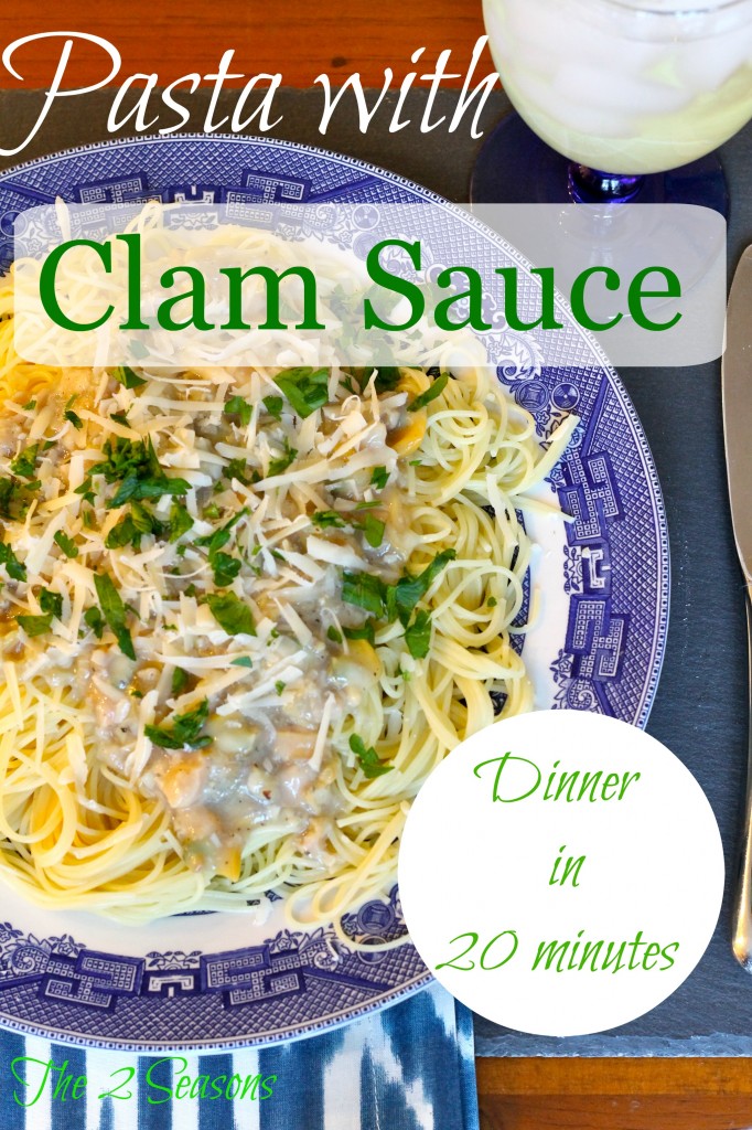 Clam sauce 682x1024 - Pasta with Clam Sauce
