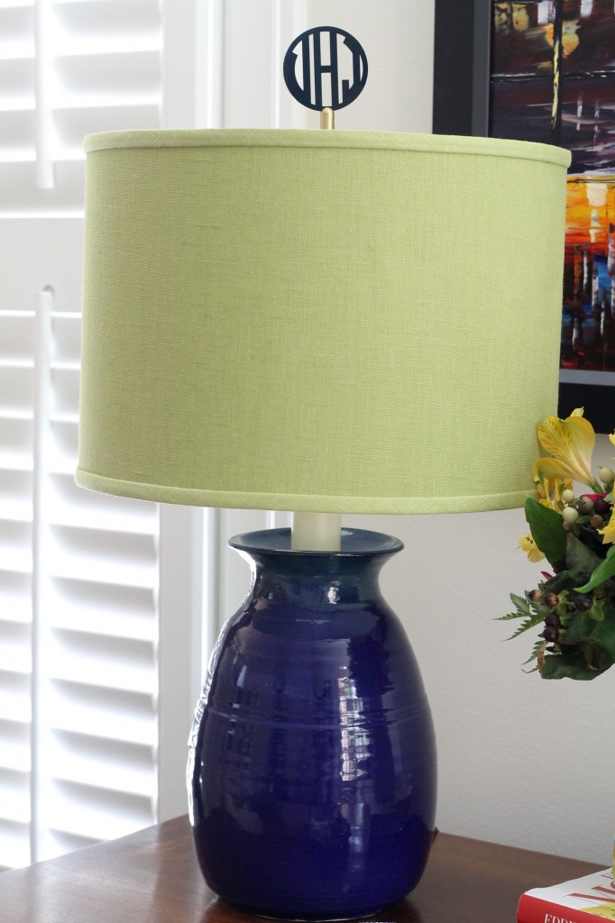 IMG 2990 682x1024 - Personalize a Lamp with a Monogrammed Finial