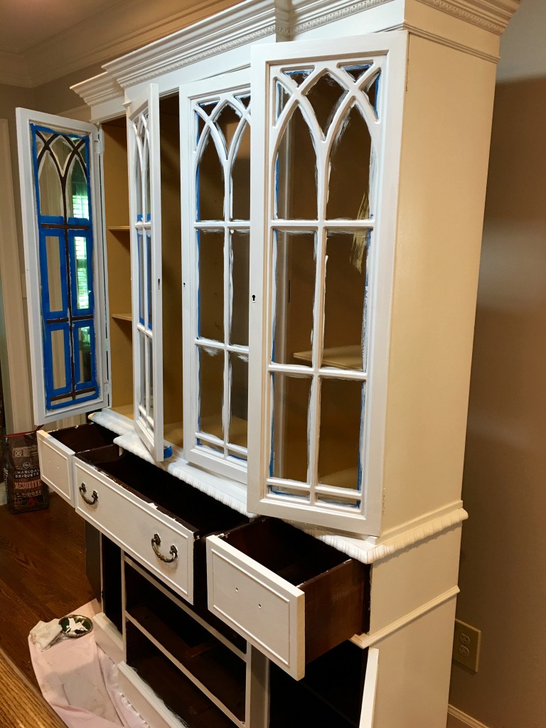 IMG 5042 768x1024 - Converting a China Cabinet into a Linen Cabinet