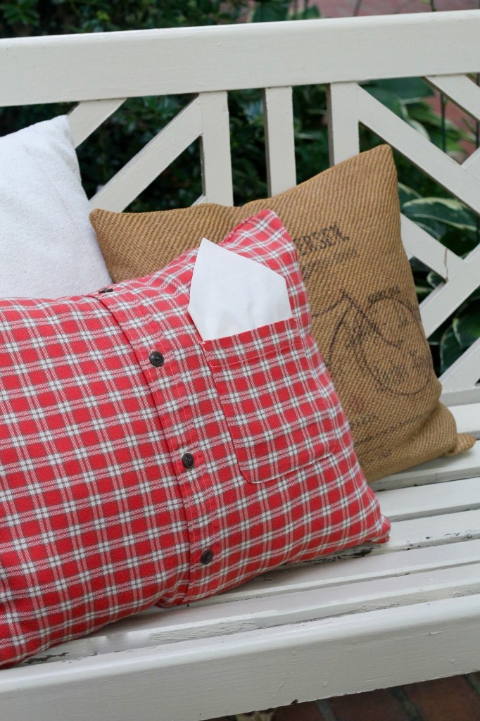 IMG 3148 682x1024 - DIY Fall Pillow from a Flannel Shirt