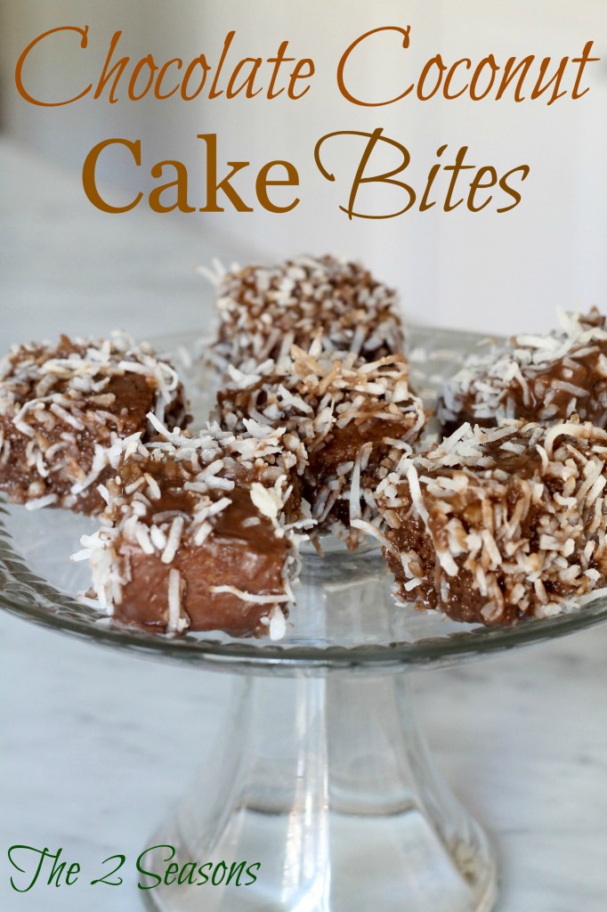 Chocolate Coconut Cake Bites 682x1024 - Valentine's Day Desserts