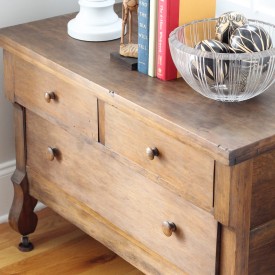 Using a dresser to hide tv components