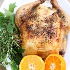 Delicious roasted chicken - the 2 Seasons