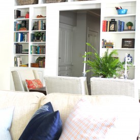 Great room shelves - The 2 Seasons