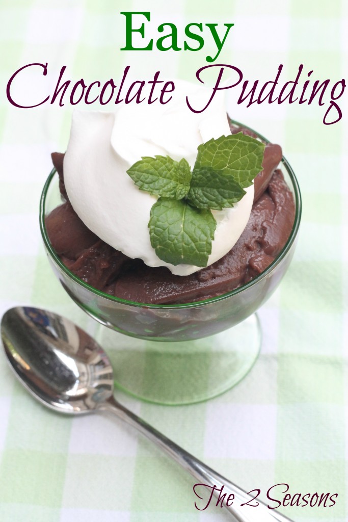 Chocolate Pudding 683x1024 - Easy Homemade Chocolate Pudding