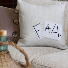 Quick and Easy DIY Fall Pillow - the 2 Seasons