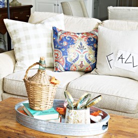 Great room fall pillows - The 2 Seasons