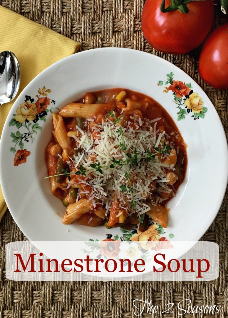 Minestrone Soup 735x1024 - Meatless Meals for Lenten Fridays