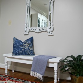 Hallway bench and mirror - The 2 Seasons