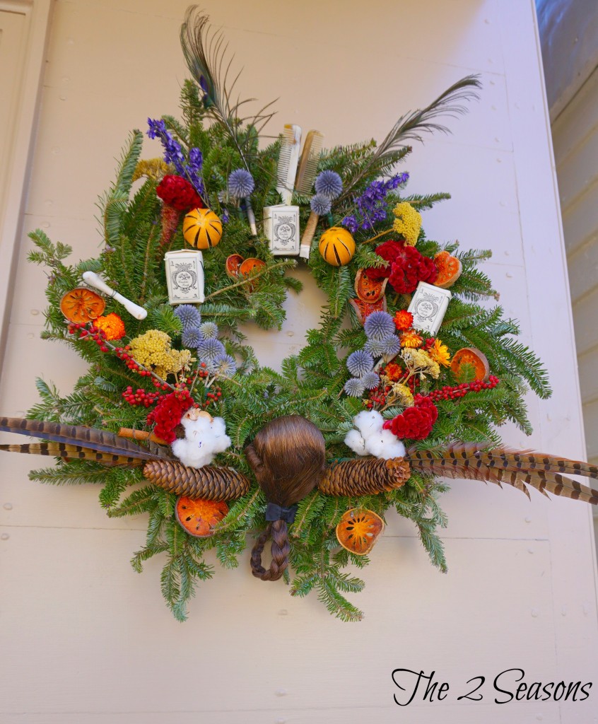 Wreath 14 846x1024 - The Christmas Wreaths at Colonial Williamsburg