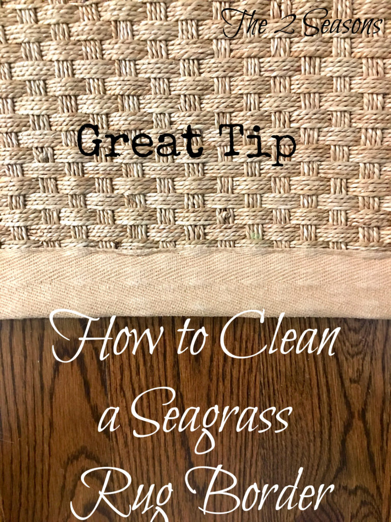Border Of A Seagrass Rug, How To Clean Sisal Rug