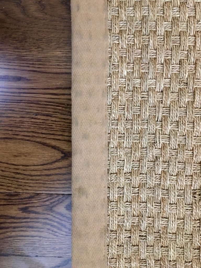 IMG 2498 768x1024 - How To Clean a Seagrass Rug Border - Revisited