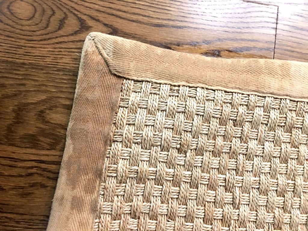 IMG 2499 1024x768 - How to Clean a Seagrass Rug Border