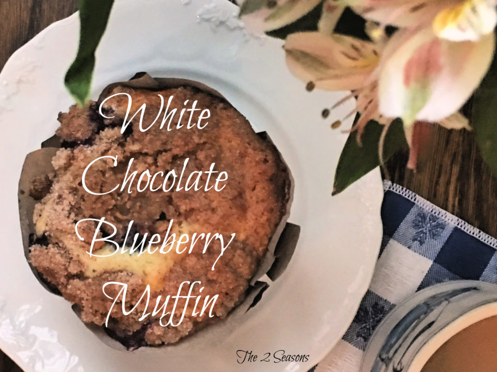 White Chocolate Blueberry Muffin 1 1024x768 - White Chocolate Blueberry Muffins Recipe