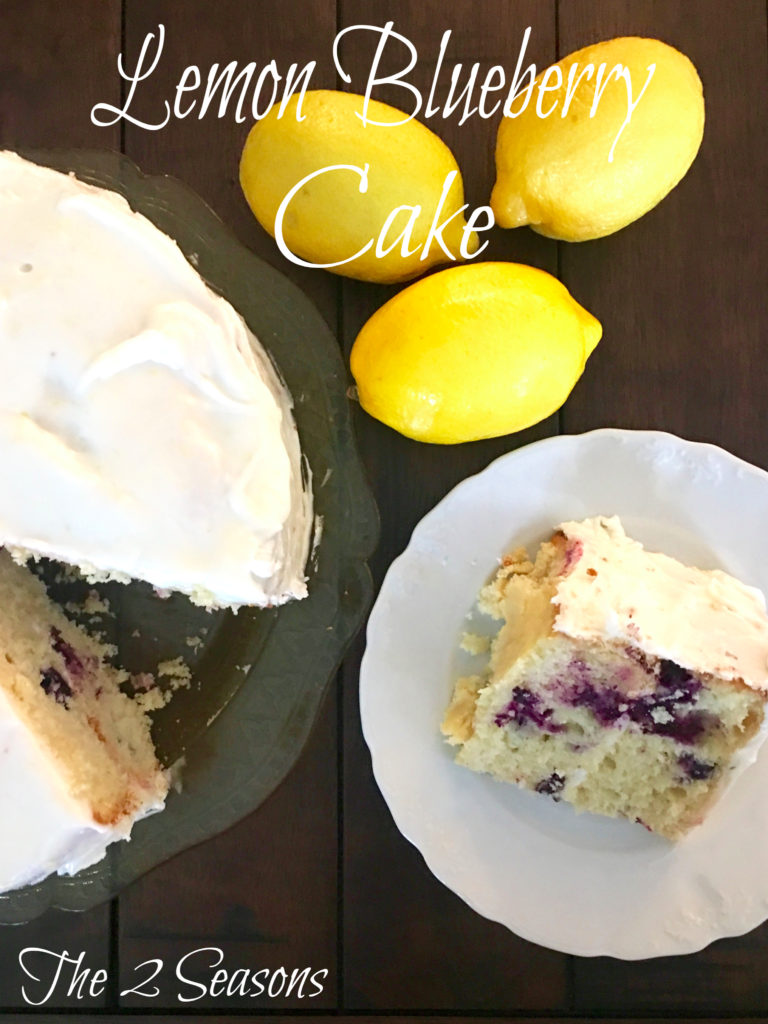 Lemon Blueberry Cake 768x1024 - Lemon Blueberry Layer Cake