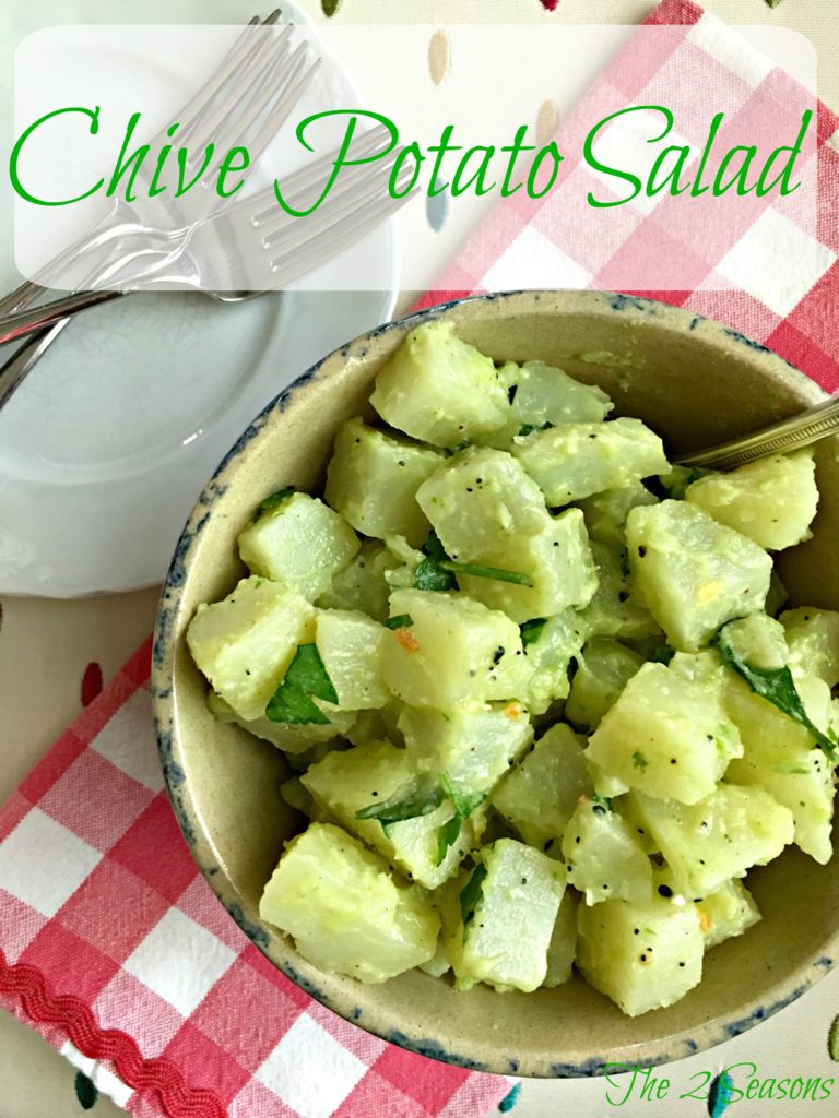 Chive Potato Salad 768x1024 - Chive Potato Salad