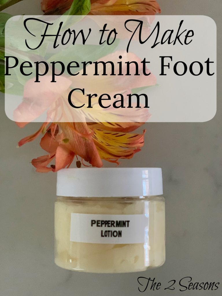 Peppermint Cream 4 768x1024 - How to Make Peppermint Foot Cream