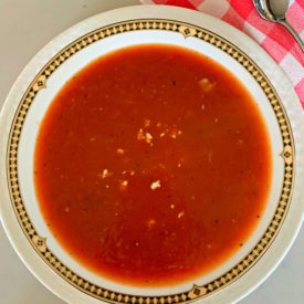 Tomato soup 275x275 - HomemadeTomato Soup